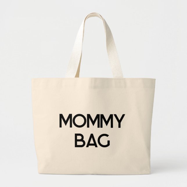 Everyday Bag for Moms & Busy Women Jumbo Tygkasse (Framsidan)