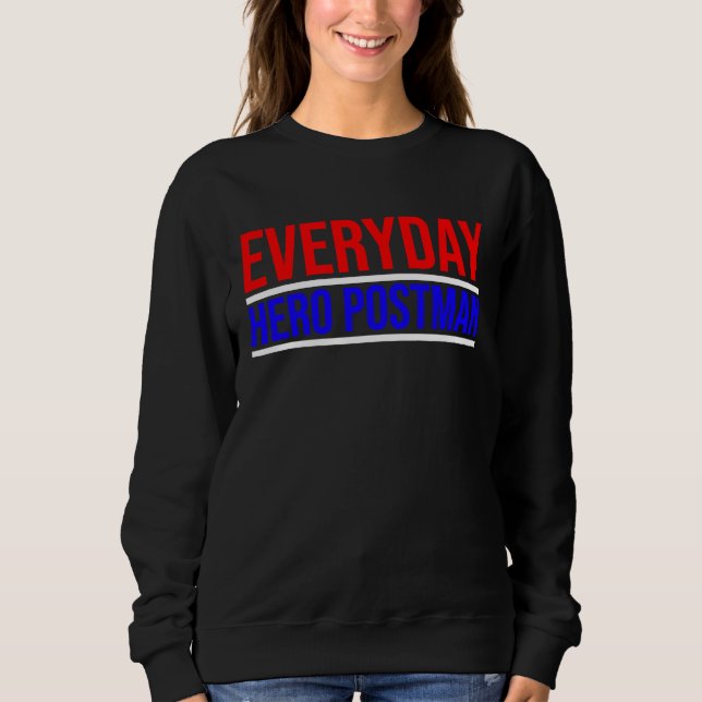 Everyday Hero Postman Mails Daily T Shirt (Framsida)