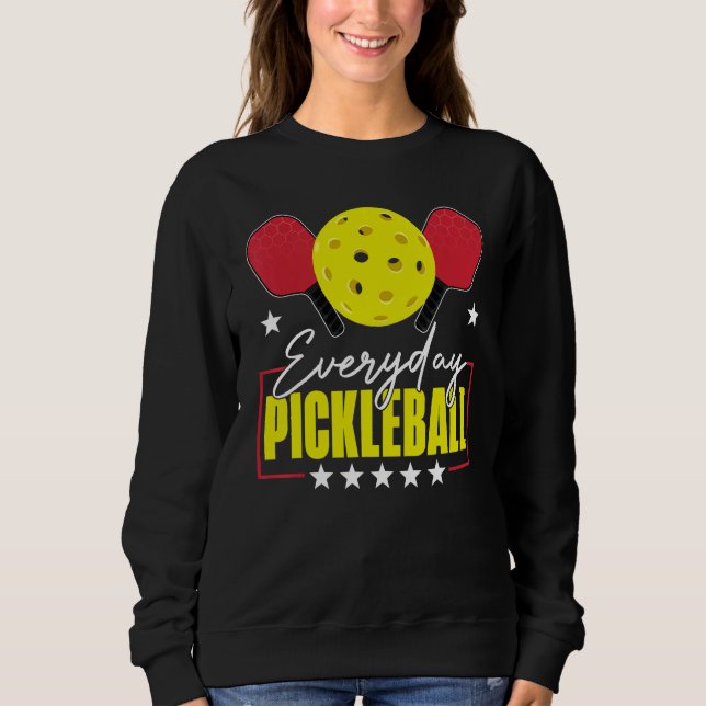 Everyday Pickleball Funny Pickleball   Player Men  T Shirt (Framsida)