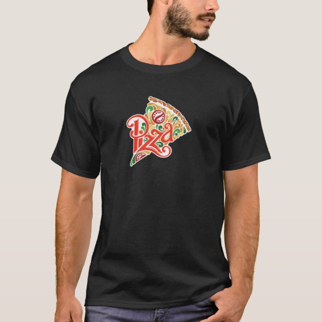 Everyday pizza t-shirt for everyone (Framsida)
