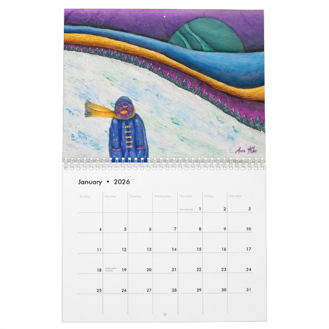 Everyhing var upplyst 2014 kalender Anne Klar (Jan 2026)