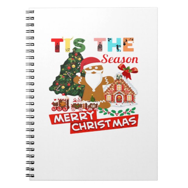 Everyone Loves A At Christmas Christmas Santas Com Anteckningsbok (Framsidan)