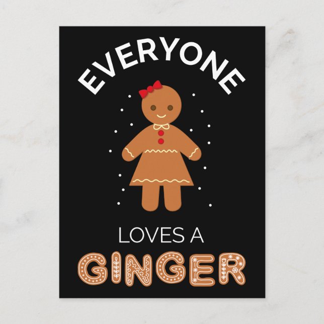 Everyone Loves A Ginger III Vykort (Framsida)
