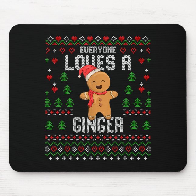 Everyone Loves A Ginger Red Hair Ugly Christmas Gi Musmatta (Framsidan)