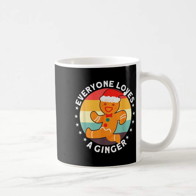 Everyone Loves A Ginger Tee Redhead Gingerbread Ch Kaffemugg (Höger)