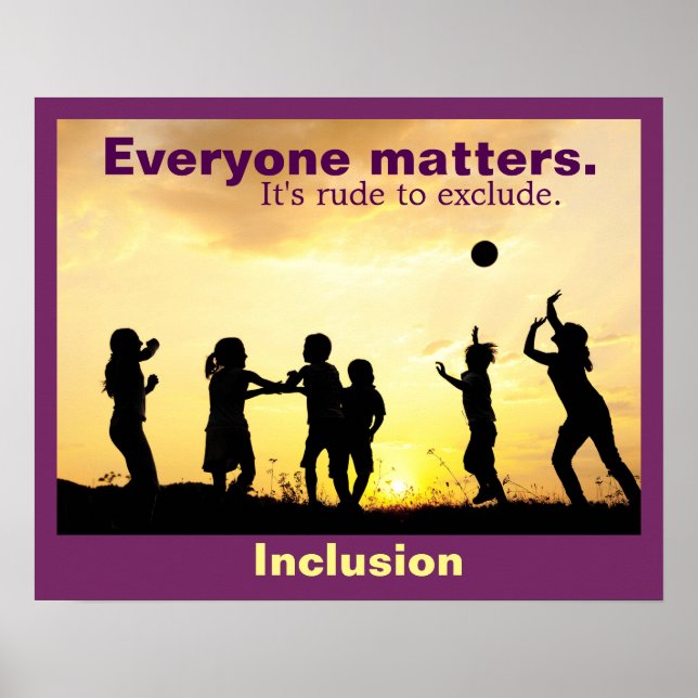 Everyone Matters Print Poster (Framsidan)