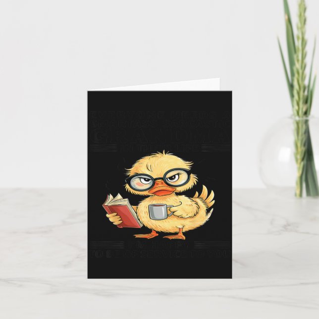 Everyone Needs A Smart Sarcastic Grandma In Their  Kort (Framsida)