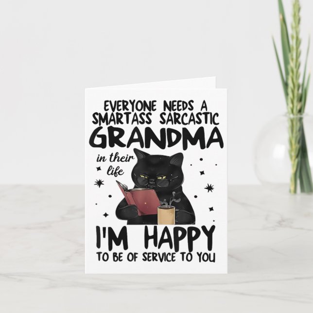 Everyone Needs A Smart Sarcastic Grandma In Their  Kort (Framsida)