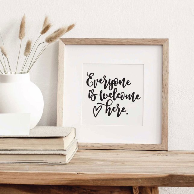 Everyone Welcome Poster (Skapare uppladdad)