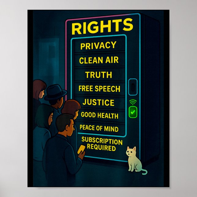 Everything For A Price Funny Satire Gift  Poster (Framsidan)