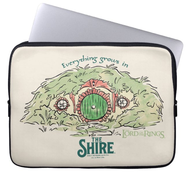 Everything Grows in THE SHIRE™ Laptop Fodral (Framsidan)