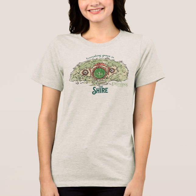 Everything Grows in THE SHIRE™ T Shirt (Framsida)