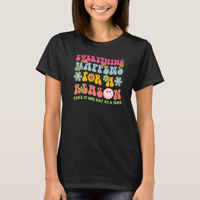 Everything Happens For A Reason Hawaii Beach Summe T Shirt (Framsida)