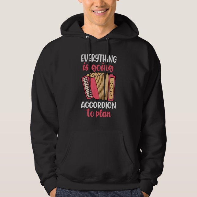 everything is going to accordion player hoodie (Framsida)