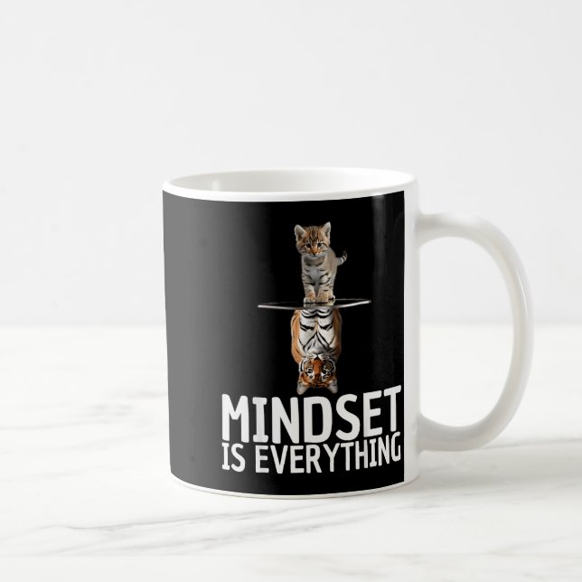 Everything Is Mindset Insrational Mind Motivationa Kaffemugg (Höger)