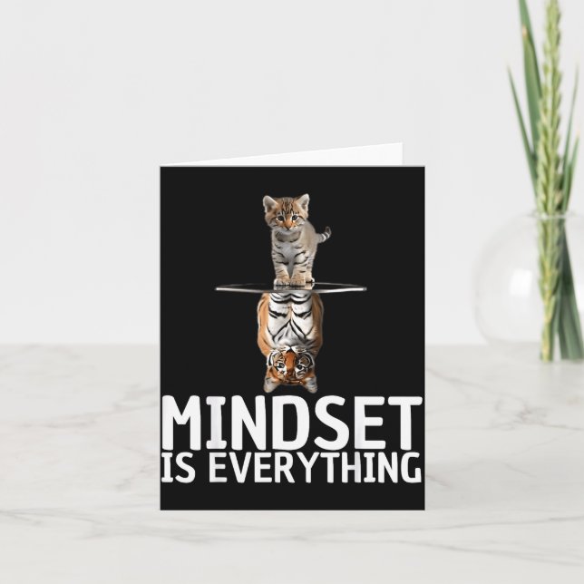 Everything Is Mindset Insrational Mind Motivationa Kort (Framsida)