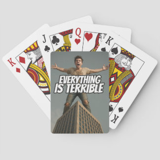 Everything is Terrible Playing Cards - Phil Elmore Casinokort
