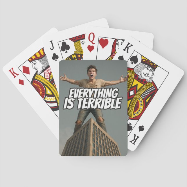 Everything is Terrible Playing Cards - Phil Elmore Casinokort (Baksidan)