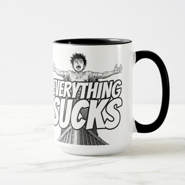Everything Sucks Mug - Weirdest Timeline Mugg (Höger)