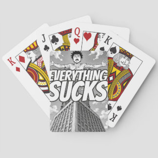 Everything Sucks Playing Cards - Weirdest Timeline Casinokort