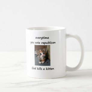 everytime du röstar republikanen kaffemugg