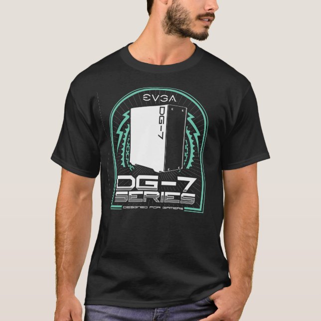 EVGA DG-7 Series Gaming Fodral T-Shirt (Framsida)