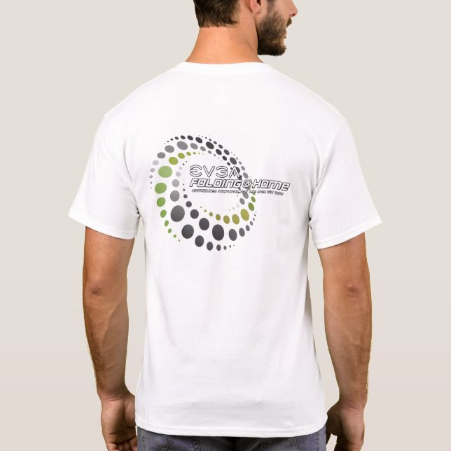 EVGA Folding@Home Spiral Graphic T-Shirt (Baksida)