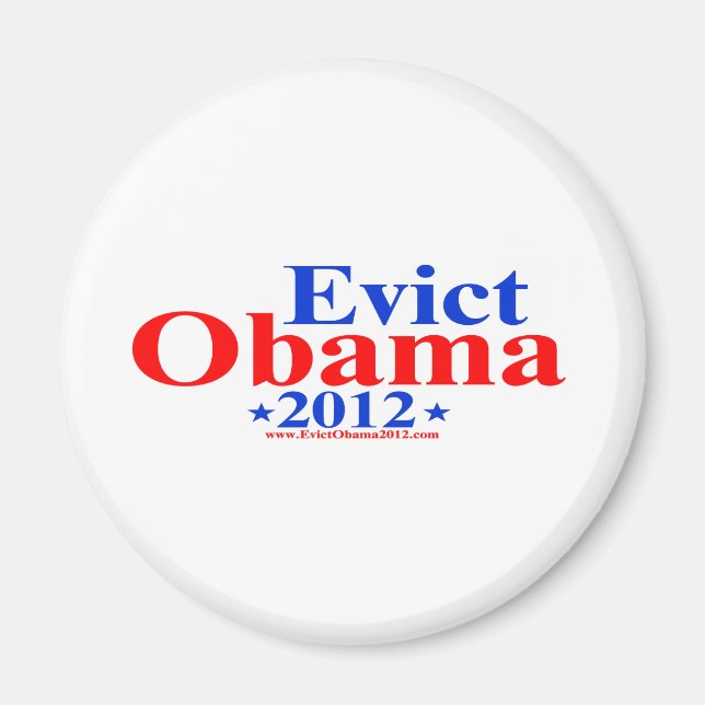 EVICT OBAMA 2012 MAGNET (Framsidan)