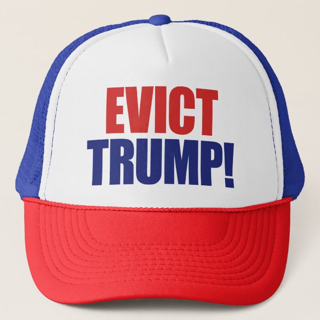 Evict Trump - Impeach President Trump - Anti Trump Truckerkeps (Framsida)