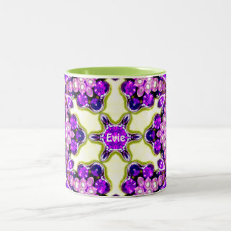 EVIE ~ Personlig vintagekostymsmucke ~ Två-Tonad Mugg