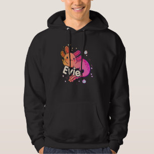 EVIE - Vacker flicka namn med AXOLOTL Hoodie