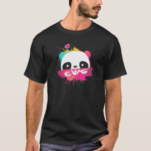 EVIE - Vackert Namn med dålig panda T Shirt