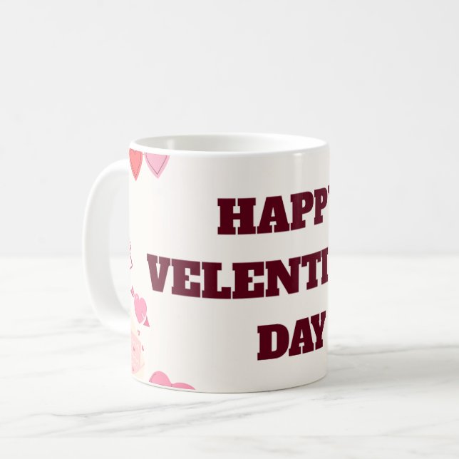 Evig & Alltid Välkomstmugg för Alla Hjärtans Dag Kaffemugg (Framsida vänster)