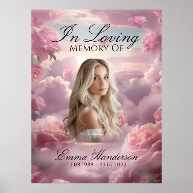 Evig Blommas Minnesvägg Poster (Framsidan)