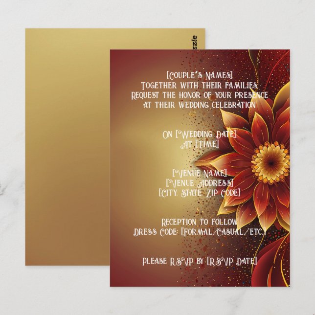 Evig Blomning: En Tidlös Firande av Kärlek Vykort (Fram/baksida)