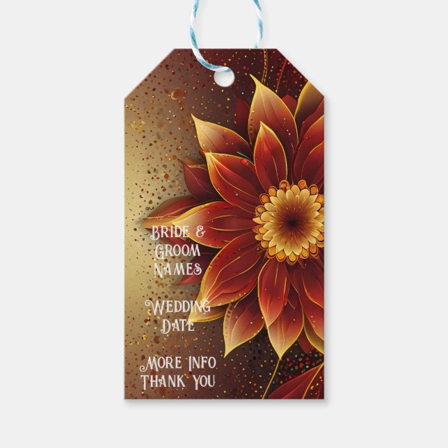 Evig Blomning: En Tidlös Firning av Kärlek Presentetikett (Framsidan)