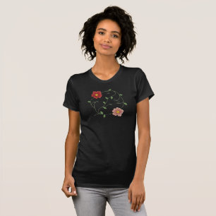 Evig Broderad Blomning T Shirt