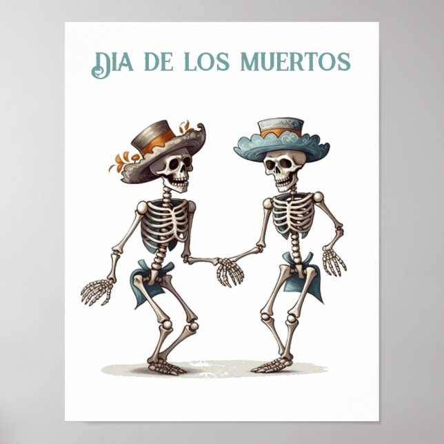 Evig dans Dia de los Muertos Calaveras Poster (Framsidan)