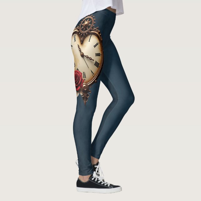 Evig elegans – Klockverkshjärta Leggings (Höger)