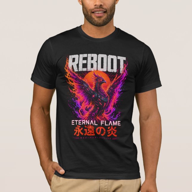 Evig Flamma Illustration – Fenix av Neoneld T Shirt (Framsida)