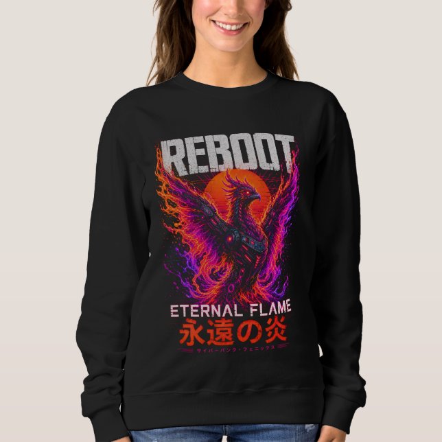 Evig Flamma Illustration – Fenix av Neoneld T Shirt (Framsida)