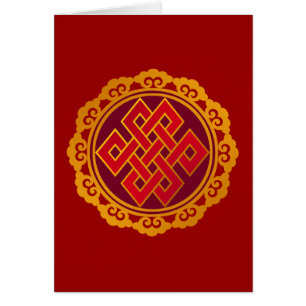 Evig fnurra för tibetan Karmabuddism OBS Kort