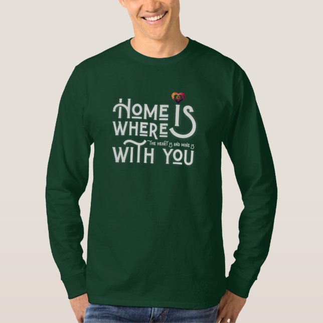 Evig fristad Tillsammanshet Par T-Shirt (Framsida)