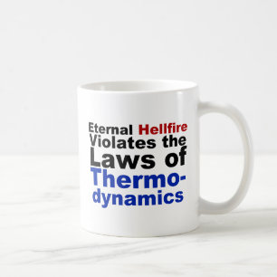 Evig Hellfire överträder Thermodynamics Kaffemugg