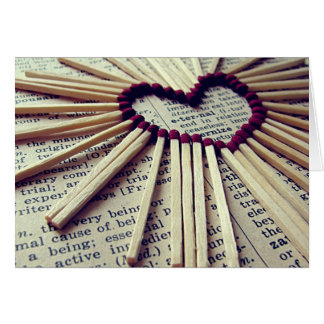 Evig kärlek för hjärta hälsningskort