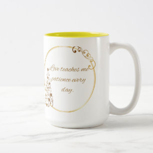 Evig kärlek-mugg Två-Tonad mugg