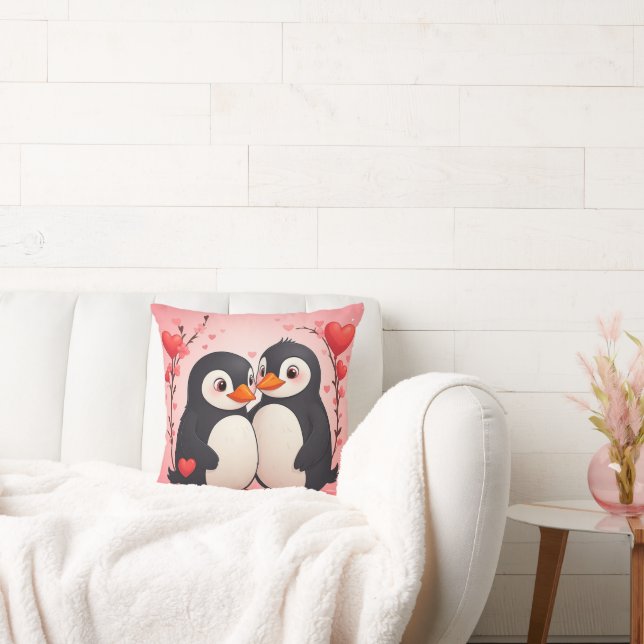 Evig kärlek Pingvin Kärlek Kudde (Soffa)