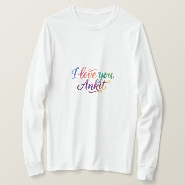 Evig kärlek T-shirt (Design framsida)