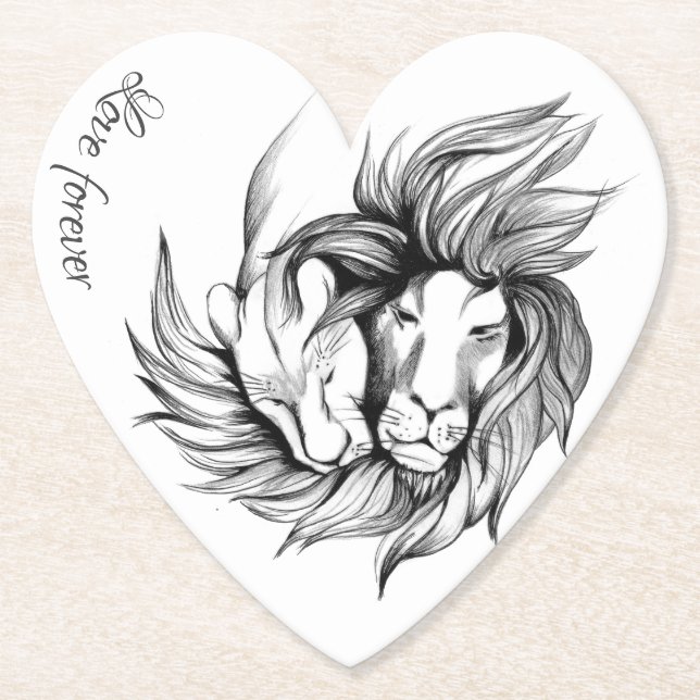 Evig kärlek underlägg papper (Framsida)