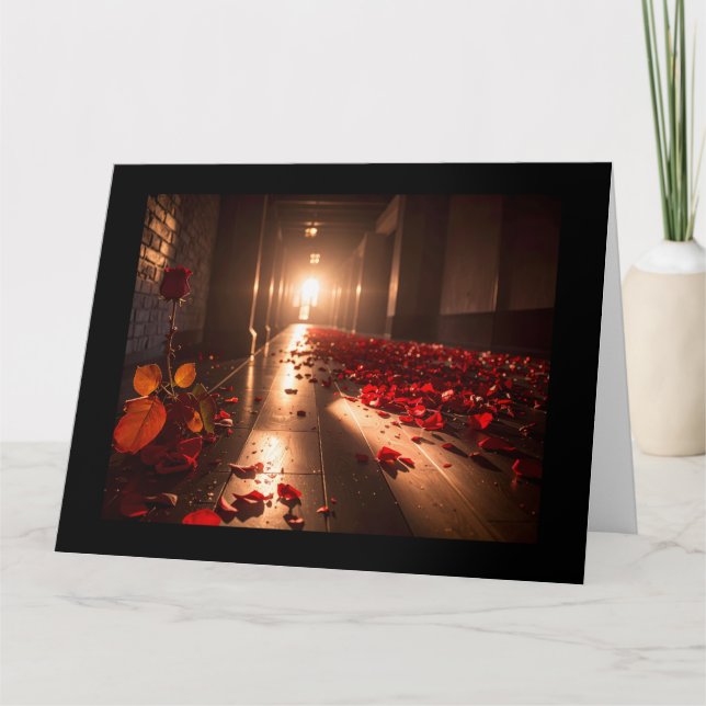 Evig kärlek Vikbar gratulationskort Kort (Framsida)